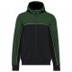 Veste Softshell 3 Couches Bicolore Bionic-Finish® Eco Unisexe, Couleur : Black / Forest Green, Taille : XS