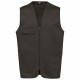Gilet Polycoton Multipoches Unisexe, Couleur : Dark Grey, Taille : XS