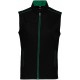 Gilet Daytoday Homme, Couleur : Black / Kelly Green, Taille : 3XL
