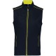 Gilet Daytoday Homme, Couleur : Navy / Fluorescent Yellow, Taille : 3XL