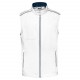 Gilet Daytoday Homme, Couleur : White / Navy, Taille : 3XL