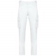 Pantalon Multipoches Écoresponsable Homme, Couleur : White, Taille : 4XL