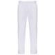 Pantalon Coton Unisexe, Couleur : White, Taille : XS