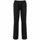 Pantalon Polycoton Femme, Couleur : Black, Taille : XS