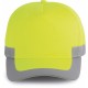 Casquette Fluorescente - 5 Panneaux, Couleur : Fluorescent Yellow