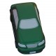 Anti-stress Voiture Berline, Couleur : Vert, Taille : 