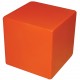 Anti-stress Cube, Couleur : Orange