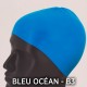 Bonnet de Natation en Silicone, Couleur : Bleu Océan - B3