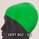 Bonnet de Natation en Silicone, Couleur : Vert 802 - G8