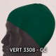 Bonnet de Natation en Silicone, Couleur : Vert 3308 - GC