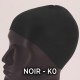 Bonnet de Natation en Silicone, Couleur : Noir - K0