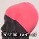 Bonnet de Natation en Silicone, Couleur : Rose Brillant - P7