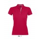 Polo Portland Femme, Couleur : Rouge, Taille : XS