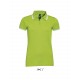 Polo Femme SOL'S PASADENA, Couleur : Lime / Blanc, Taille : S