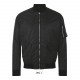 Bombers unisexe Rebel, Couleur : Noir, Taille : XS
