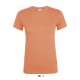 Tee-shirt REGENT femme, Couleur : Abricot, Taille : S