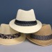 Chapeau Panama "Deauville" prestige avec bandeau Haut de 3,5 cm