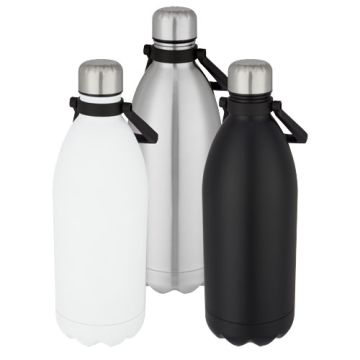 Gourde Publicitaire isotherme Cove 1,6 l en acier inoxydable