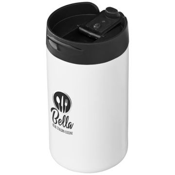 Gobelet publicitaire avec isolation Mojave de 250 ml en acier inoxydable recyclé certifié RCS