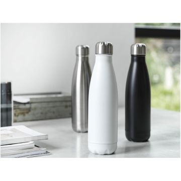Bouteille isotherme sous vide Cove personnalisable 500 ml en cuivre et acier inoxydable recyclé 