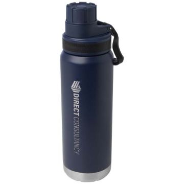 Bouteille avec isolation sous vide personnalisable Fortis de 700 ml en cuivre et acier inoxydable recyclé certifié RCS (compatible avec les boissons gazeuses)