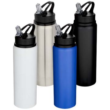 Bouteille d'eau personnalisable de 800 ml en acier inoxydable recyclé certifié RCS à simple paroi - Fitz