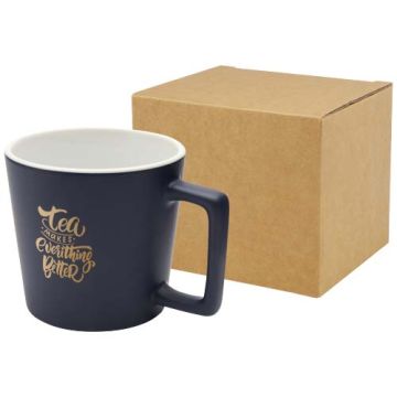Tasse mate 370 ml publicitaire en céramique