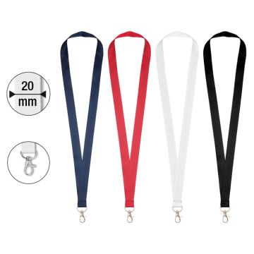 Tour de cou 20 mm personnalisable avec crochet
