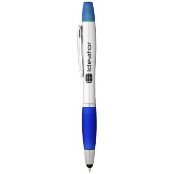 Stylo/stylet/Surligneur publicitaire Nash - Encre noire