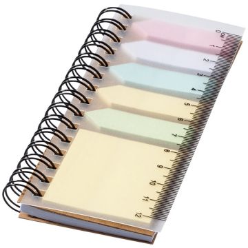 Bloc-Notes Personnalisé avec Mémos Autocollants Spiral