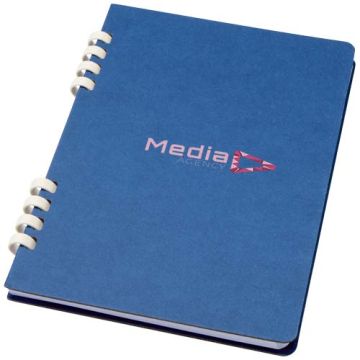 Carnet de notes personnalisable à spirales Fil A5 à couverture rigide en papier recyclé RCS