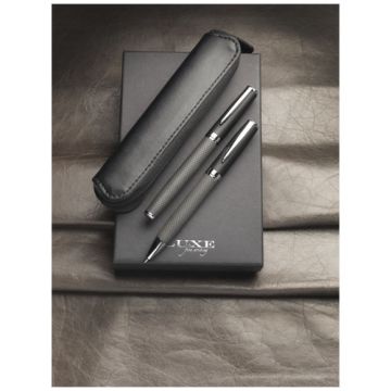 Parure de Stylos Bille et Roller Carbon Personnalisable