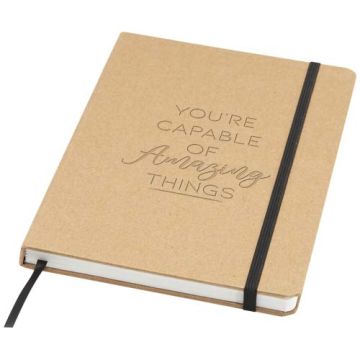 Carnet A5 en papier de pierre personnalisable ligné à couverture rigide