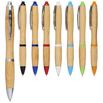 Stylo bille bambou à personnaliser