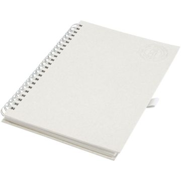 Carnet de notes à spirales, publicitaire fabriquée à partir de briques de lait recyclées format A5