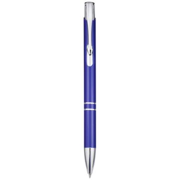 Stylo bille publicitaire en aluminium recyclé, Moneta