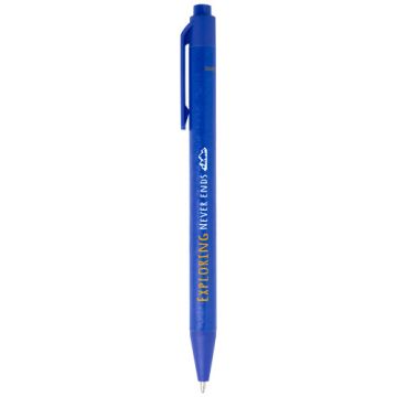 DESTOCKAGE - Stylo bille personnalisable monochromatique en papier recyclé avec finition mate