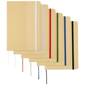 DESTOCKAGE - Carnet à personnaliser à couverture rigide A5 en carton recyclé