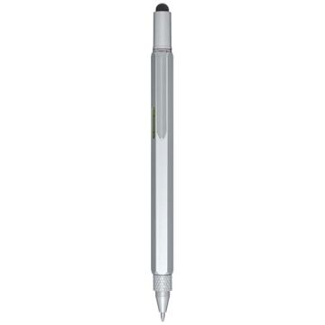 Stylo multifonction à personnaliser en aluminium recyclé - Encre noire