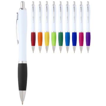 Stylo bille personnalisable Nash en plastique recyclé - encre bleue
