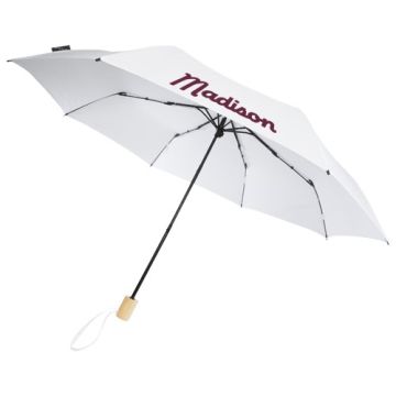 Parapluie 21" pliable publicitaire RPET