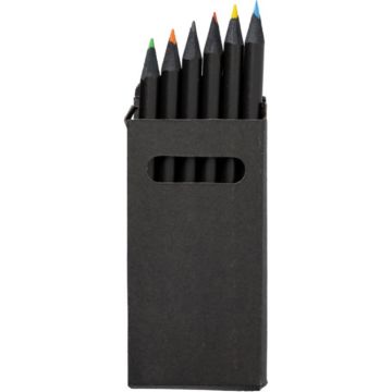 Set publicitaire de 6 crayons de couleur