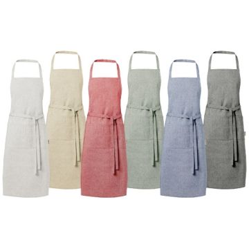 Tablier Pheebs en coton recyclé de 200 g/m²
