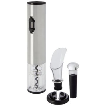 Tire-bouchon électrique personnalisable avec outils à vin