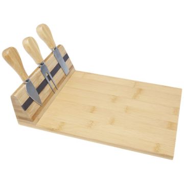 Plateau à fromage personnalisable et accessoires magnétiques en bambou
