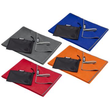 Serviette personnalisable certifiée GRS ultra-légère et à séchage rapide 50 x 100 cm