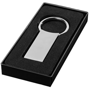 Porte-Clés Personnalisable Rectangulaire Métal Design
