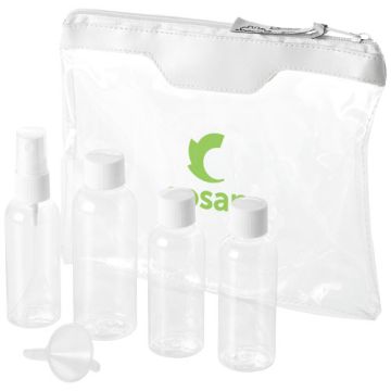 Trousse de toilette publicitaire transparente spéciale Avion