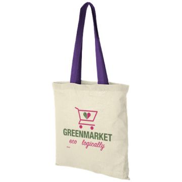 Sac avec Logo Coton Nevada 42 x 38 cm en 100gr/m²