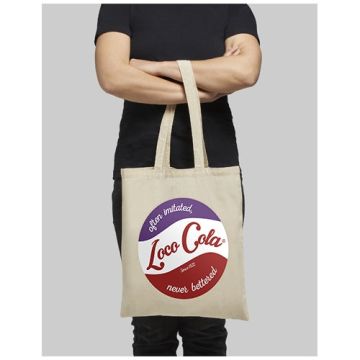 Sac Shopping Personnalisable Coton Madras 38 x 42 cm en 140 g
